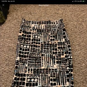 Printed Cassie style Lula Roe Pencil skirt